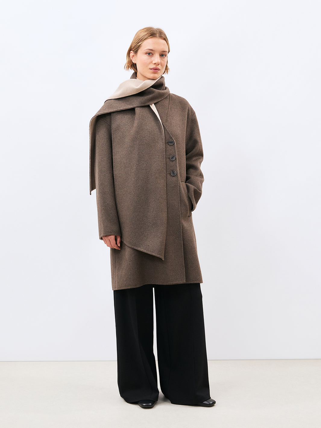 Komichi Coat in Beige