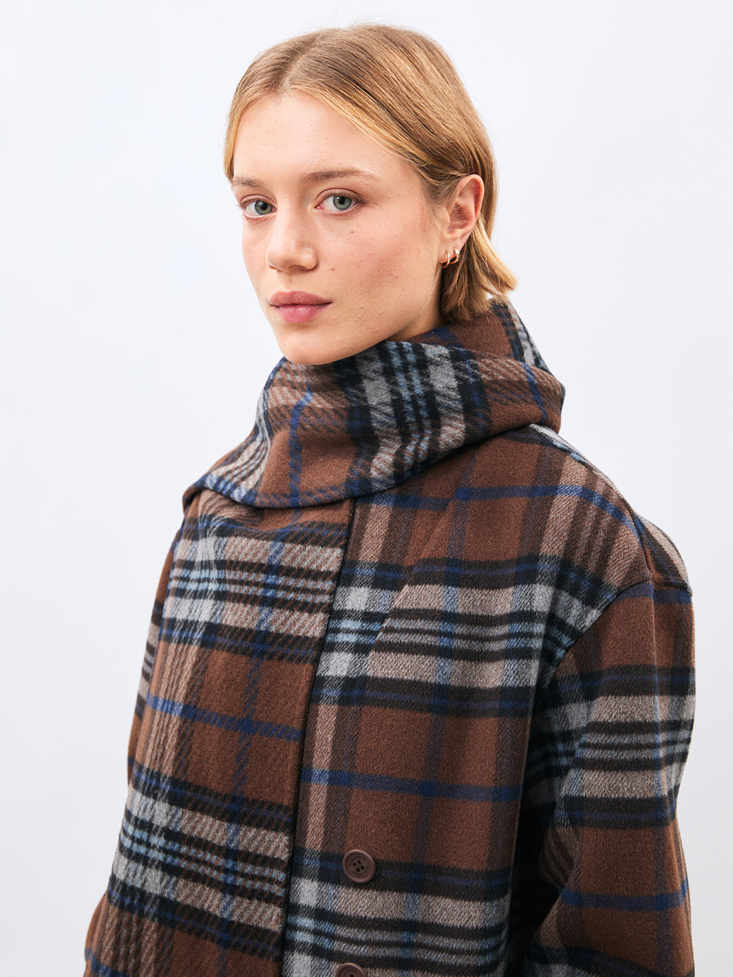 Komicho Coat in Chocolate