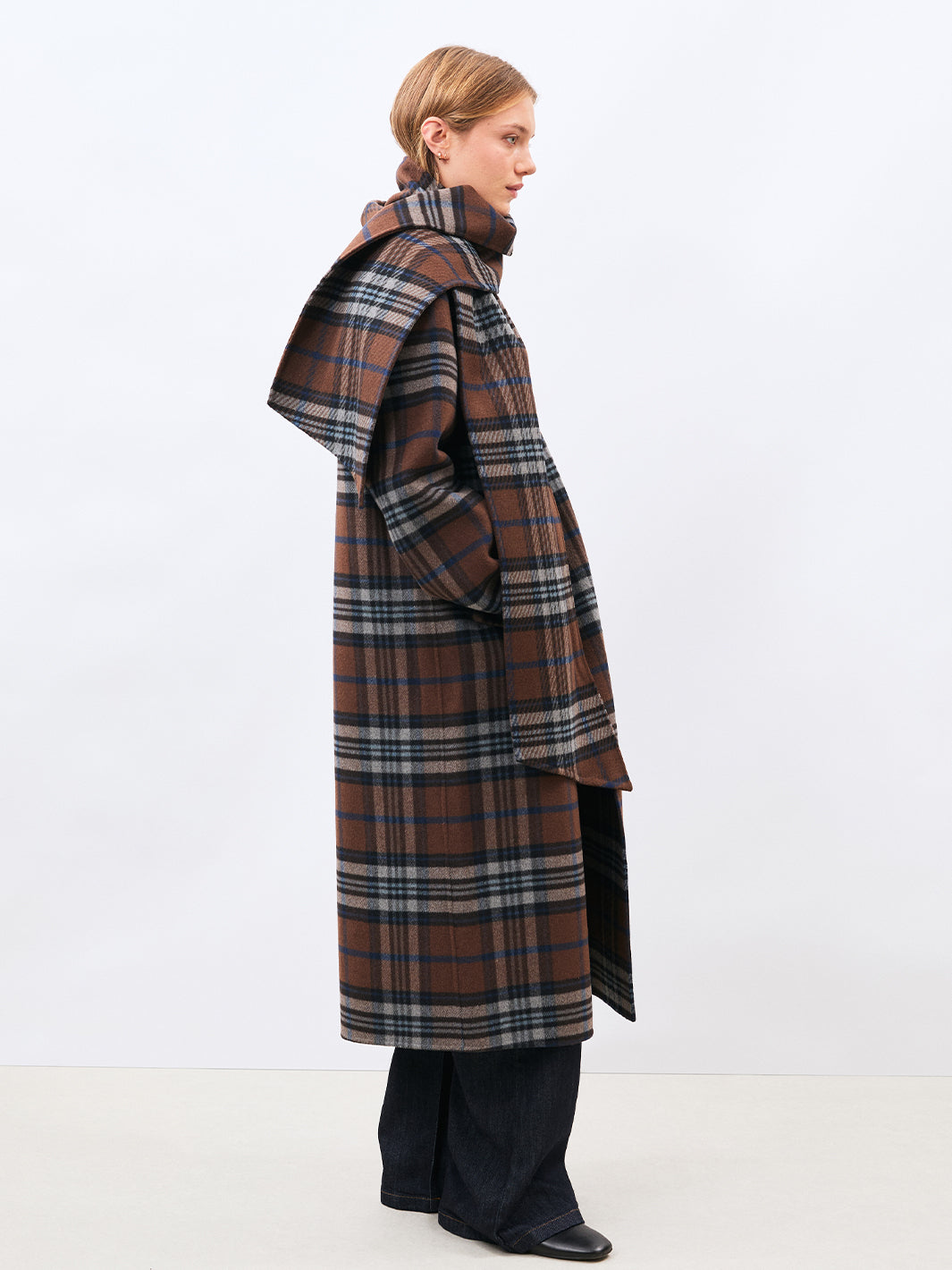 Komicho Coat in Chocolate