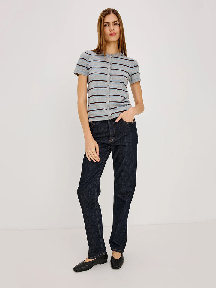 Kylie Top in Heather Sky