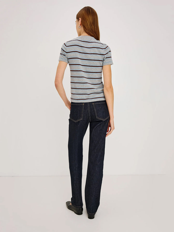 Kylie Top in Heather Sky