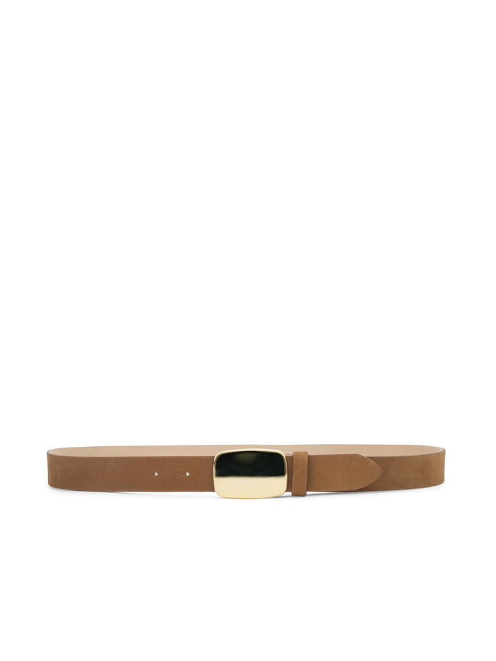 Hennie Suede Belt in Tan Nubuck