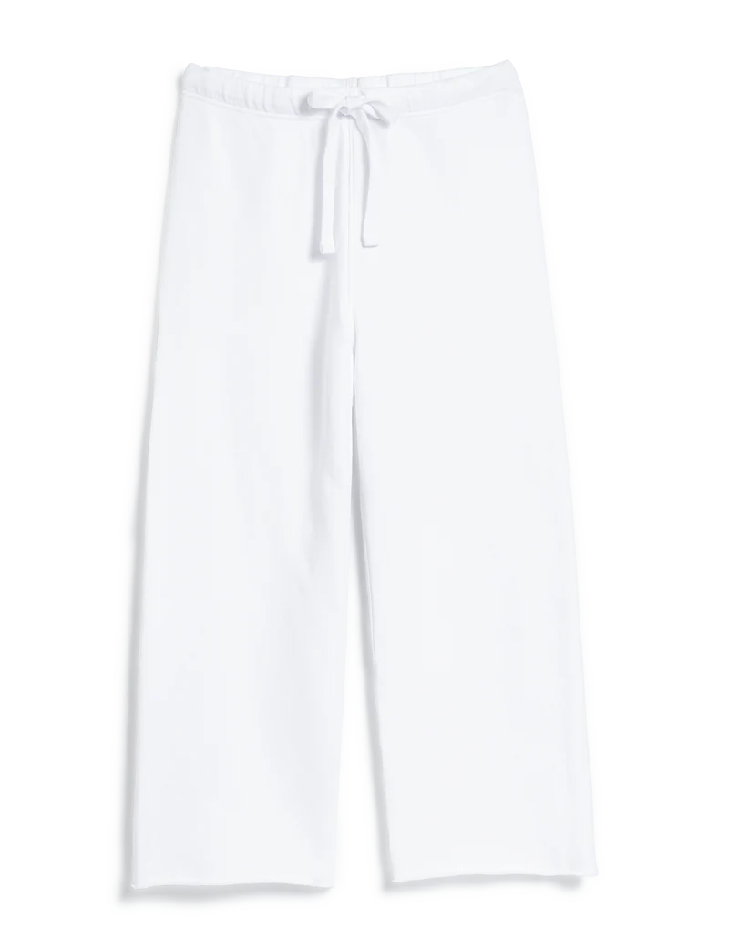 Catherine Triple Fleece Sweatpant in White