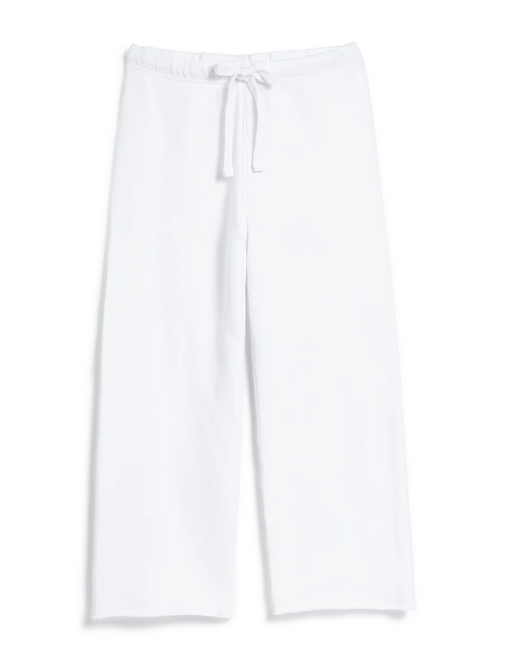 Catherine Triple Fleece Sweatpant in White