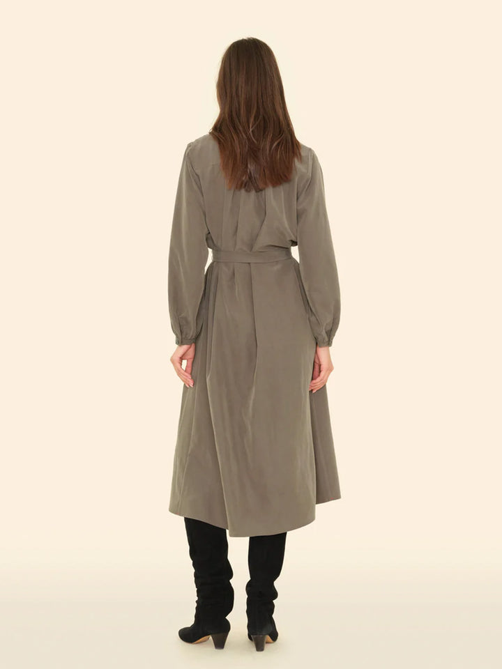 Lawson Dress in Dusty Army