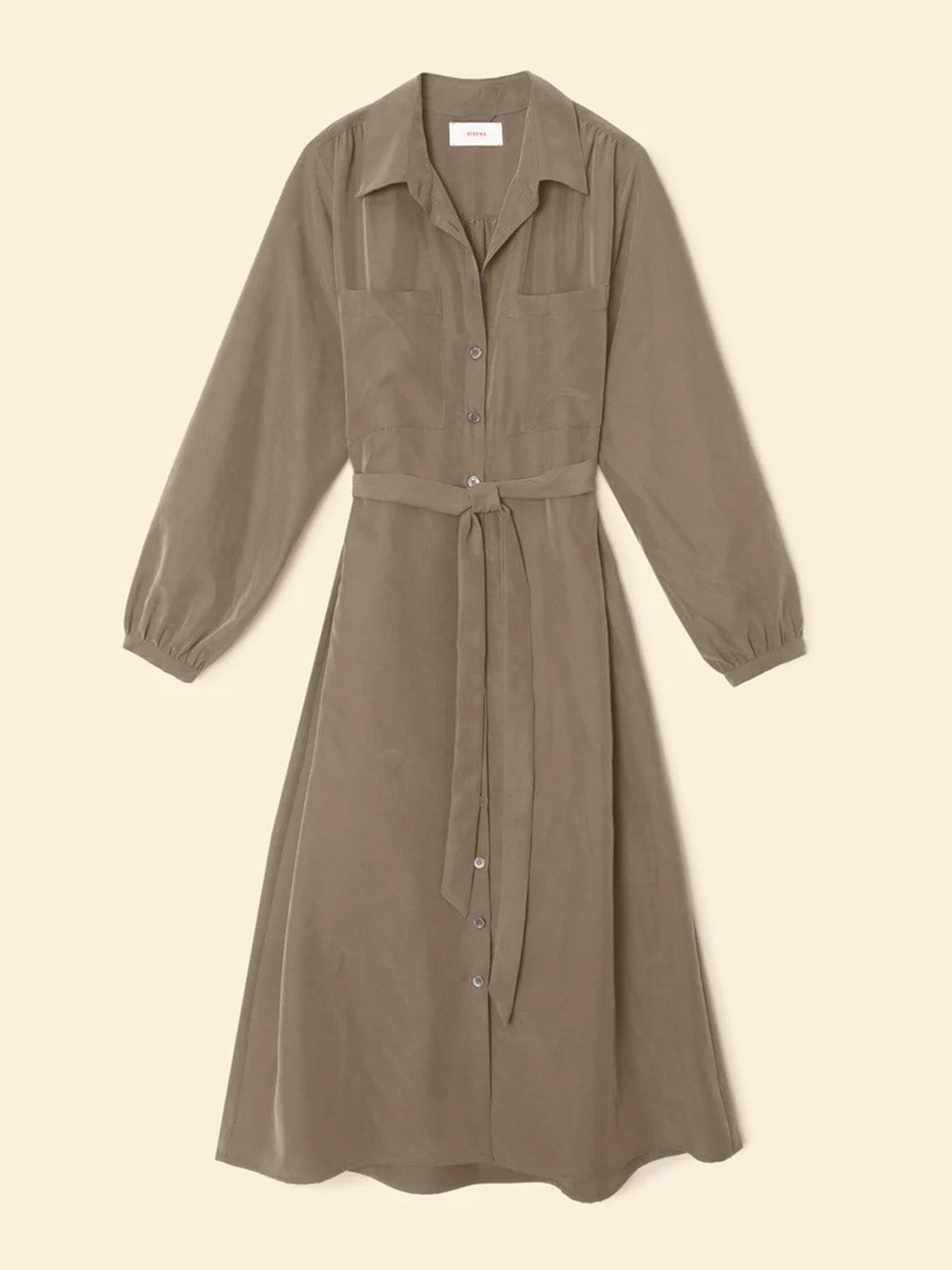 Lawson Dress in Dusty Army