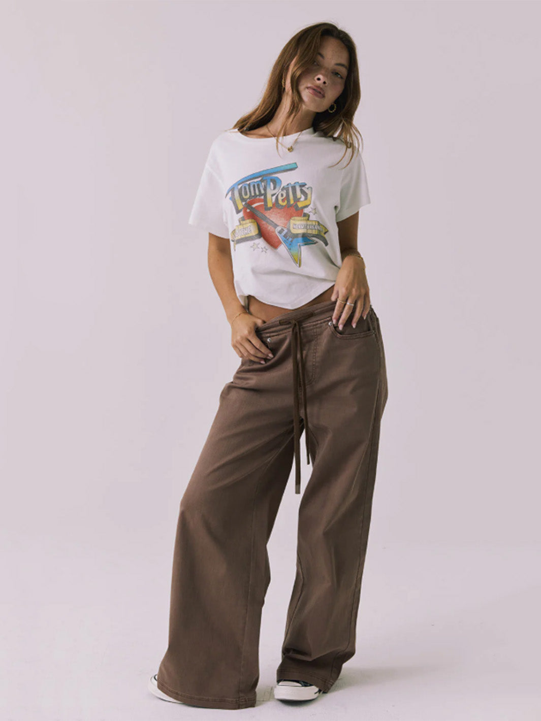 Layover Jogger in Cognac Wash