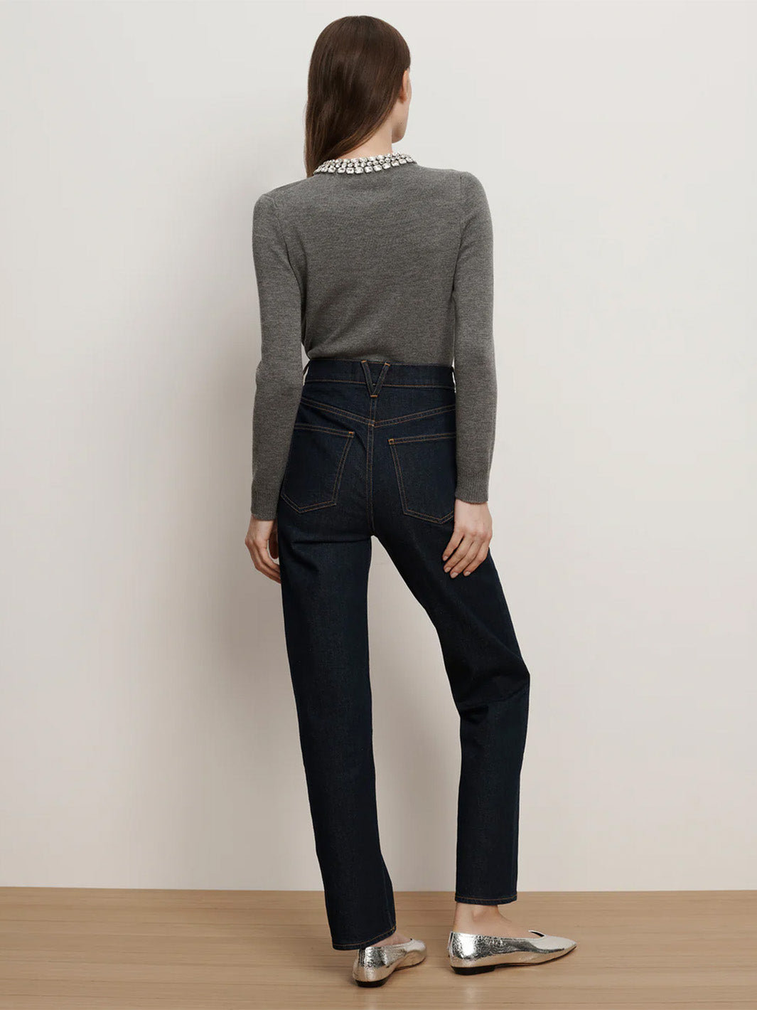 Leah Straight-Leg Jean in Indigo Rinse