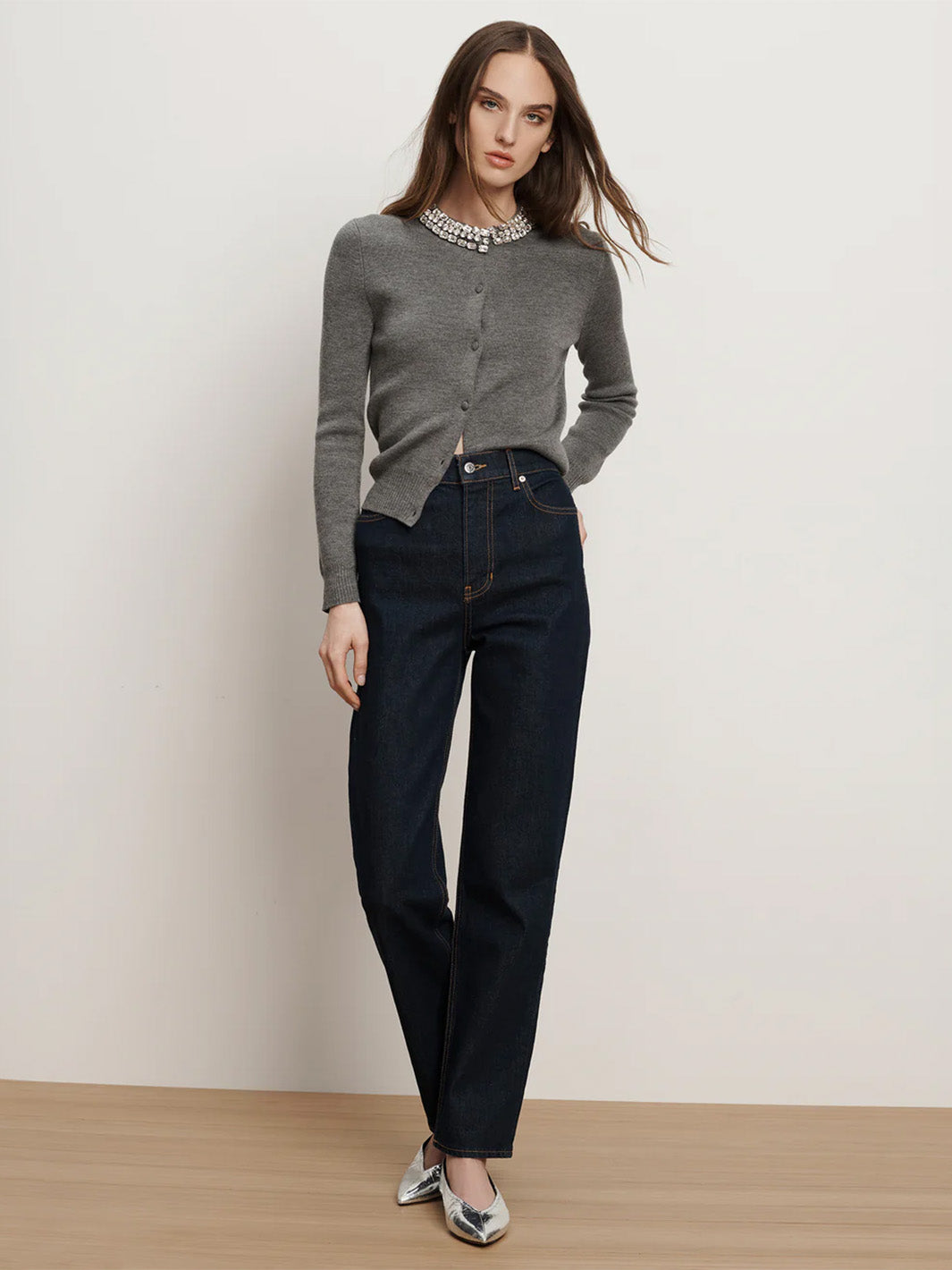 Leah Straight-Leg Jean in Indigo Rinse