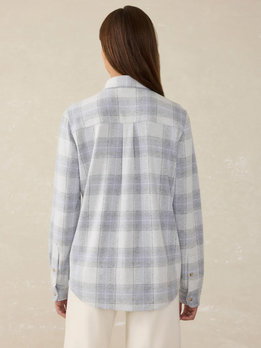 Legend Sweater Shirt in Blue Ravine Plaid