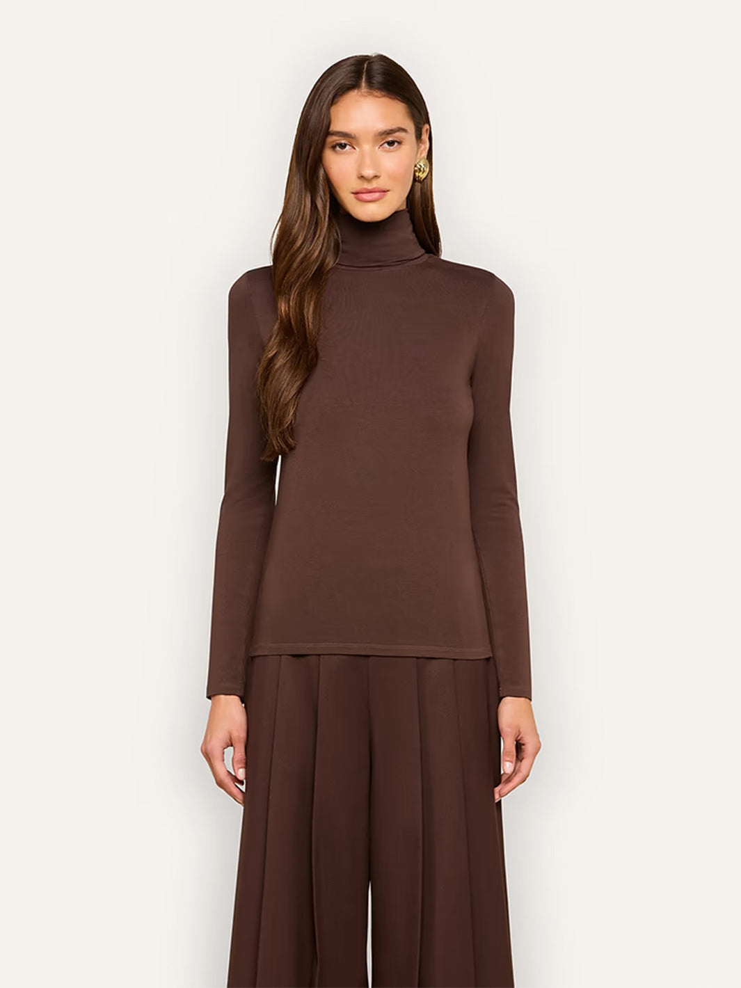Lani Turtle-Neck in Dark Java