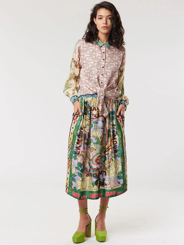 Vanessa Printed L&