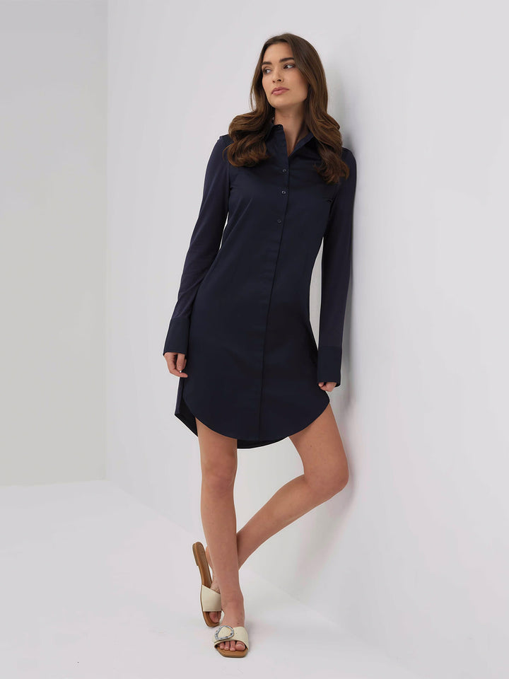 Lainey Dress in Navy