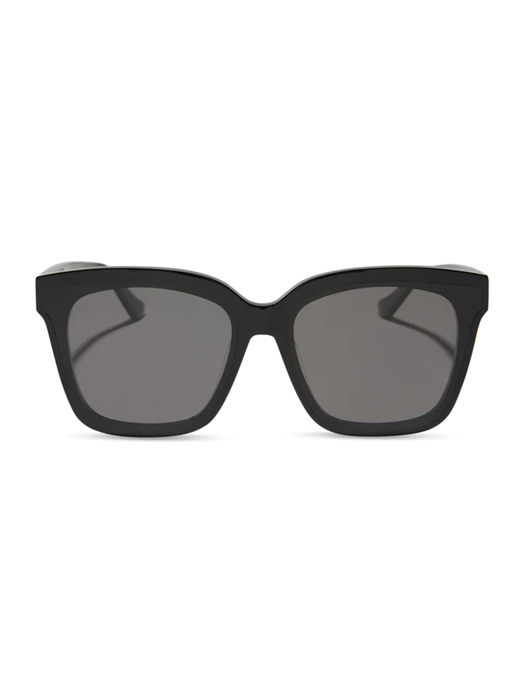 Meredith II Square Sunglasses in Black Grey