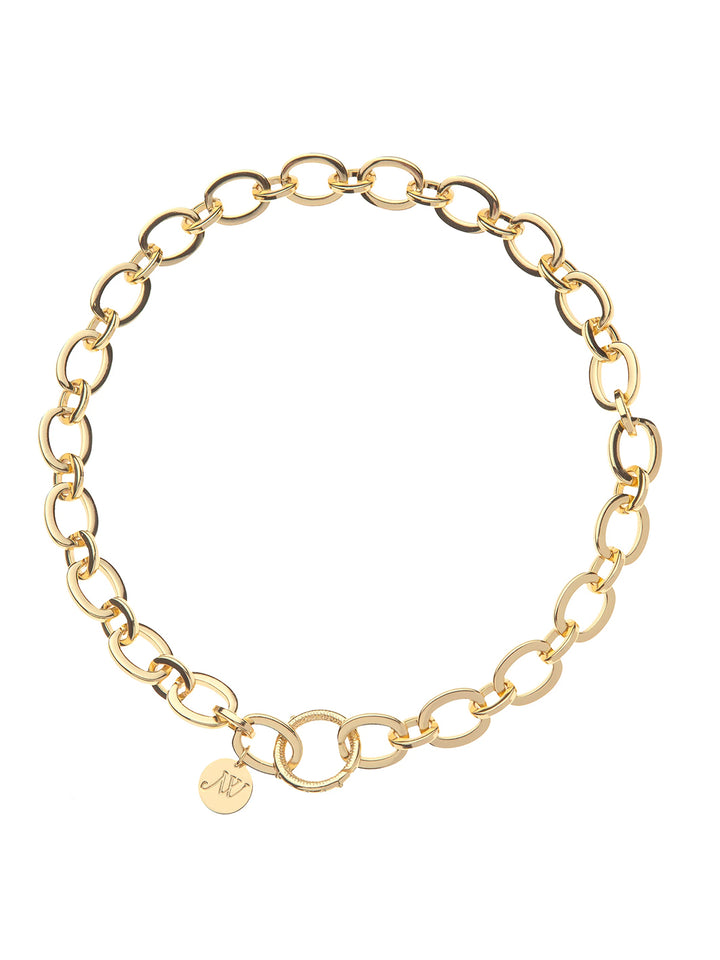 Lariat Multi-Style Chunky Link Chain in Gold