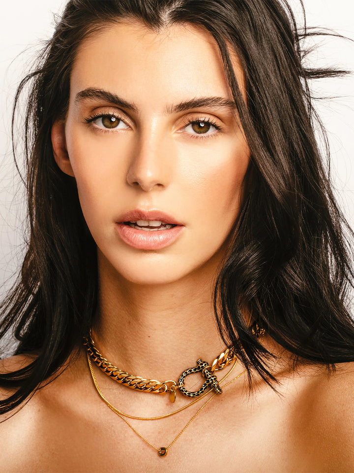 Le Giraffe Herradura Layered Necklace Set