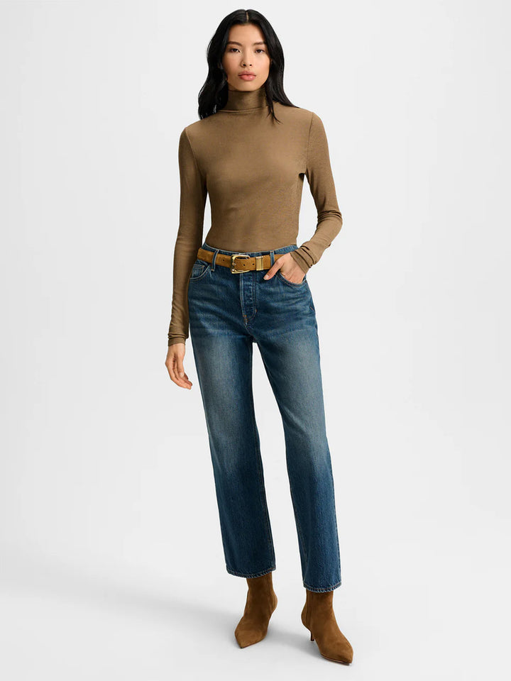 Leah Straight Leg Jean in Equinox Blue