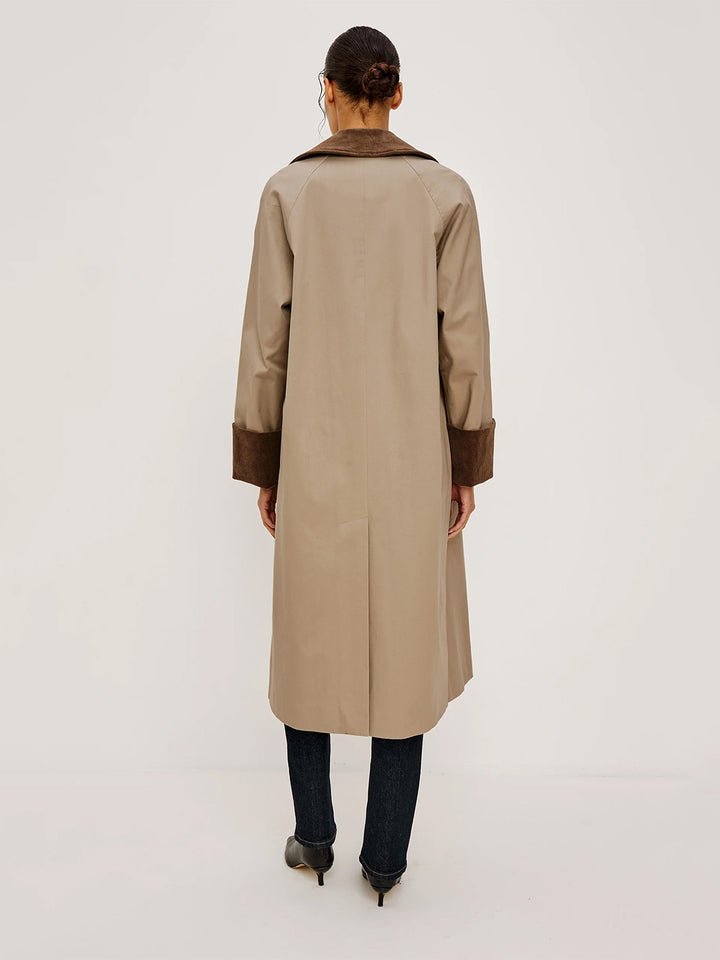 Levy Coat in Khaki