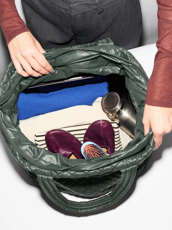 Large Metro Tote Deluxe in Juniper