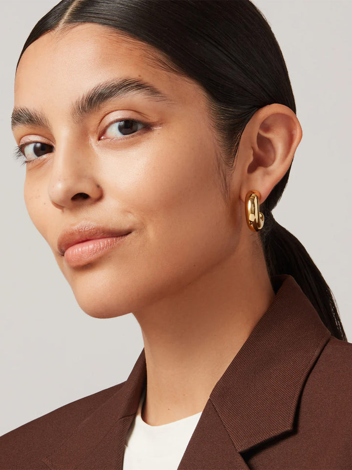 Large Tome Hoops in Gold