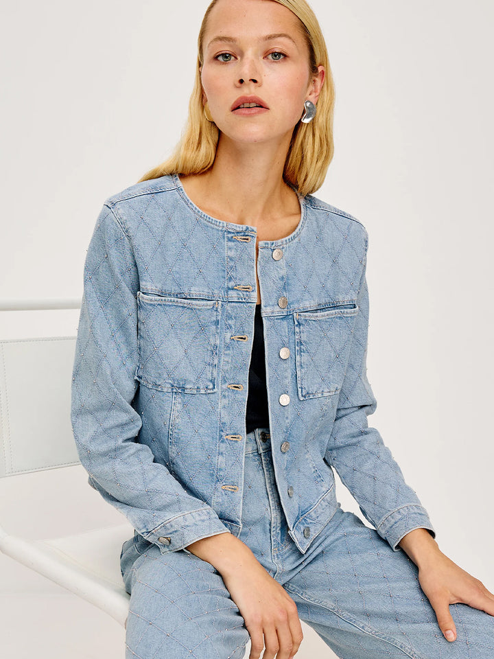 Lido Jacket in Quilted Stud