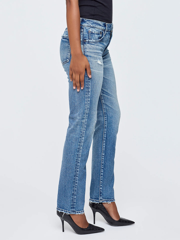 Linden Slim Straight Jean in Blue