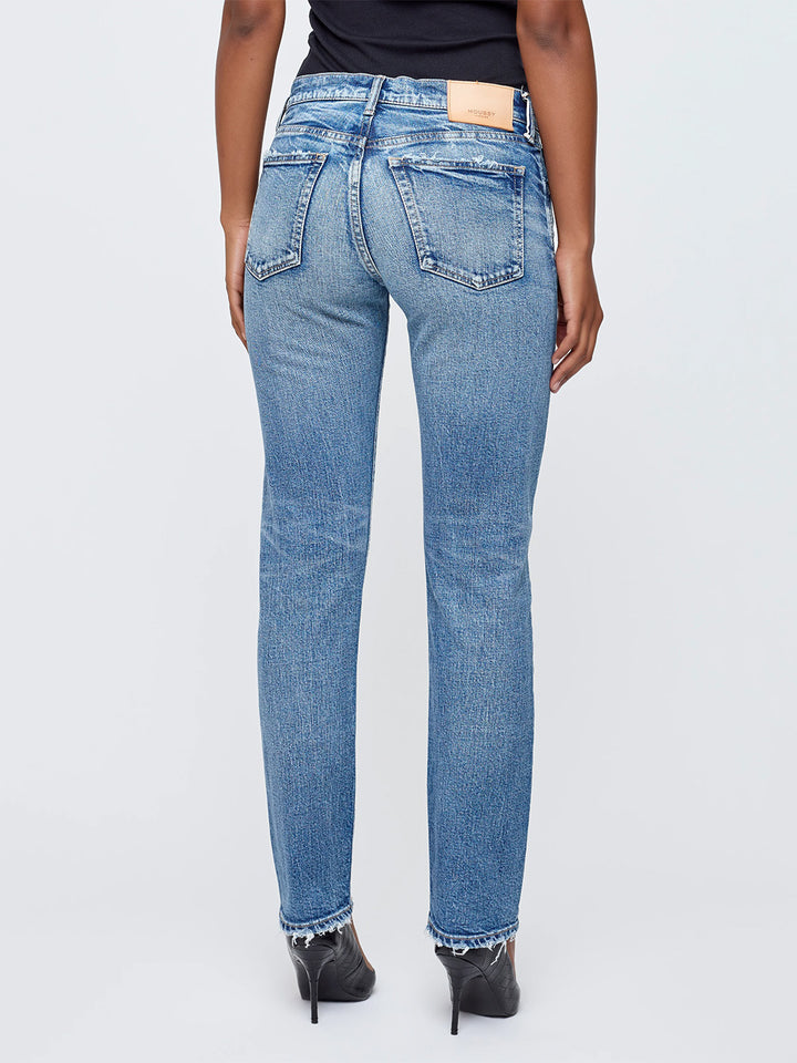 Linden Slim Straight Jean in Blue