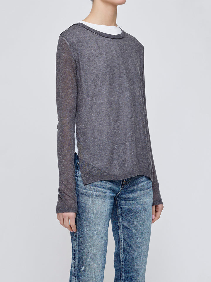 Linked Knit Top in Black