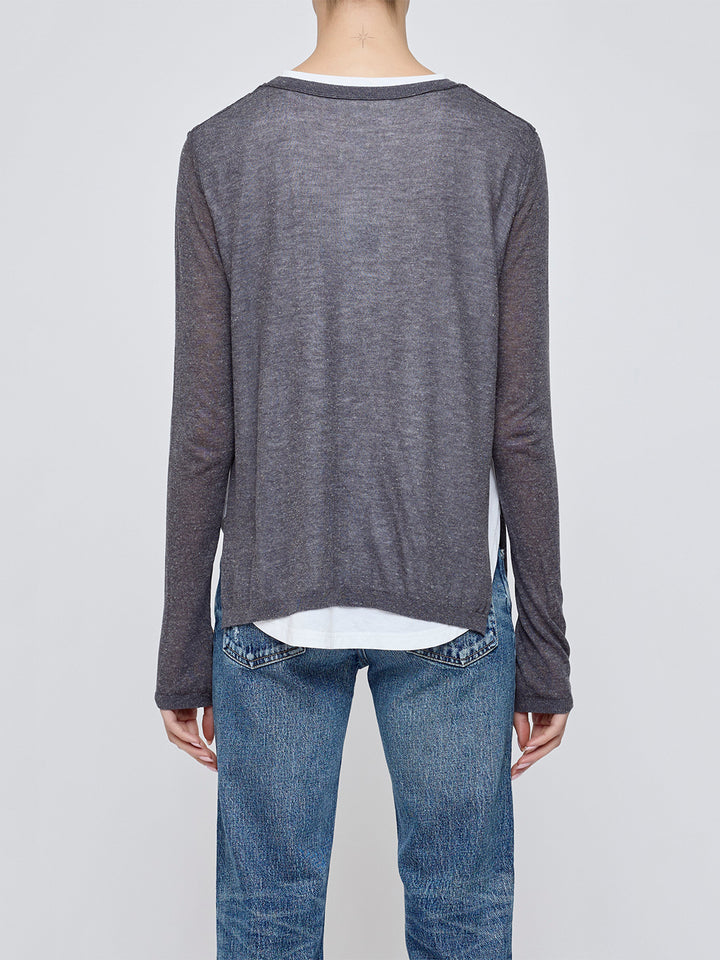 Linked Knit Top in Black