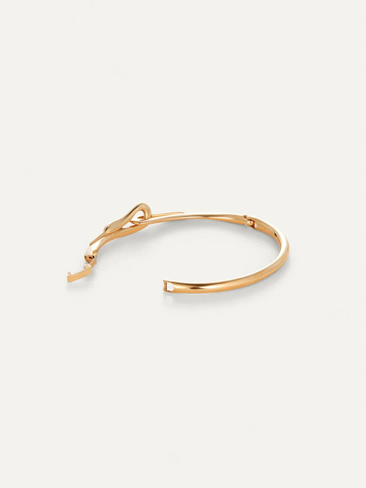 Lisieux Bangle Bracelet in Gold