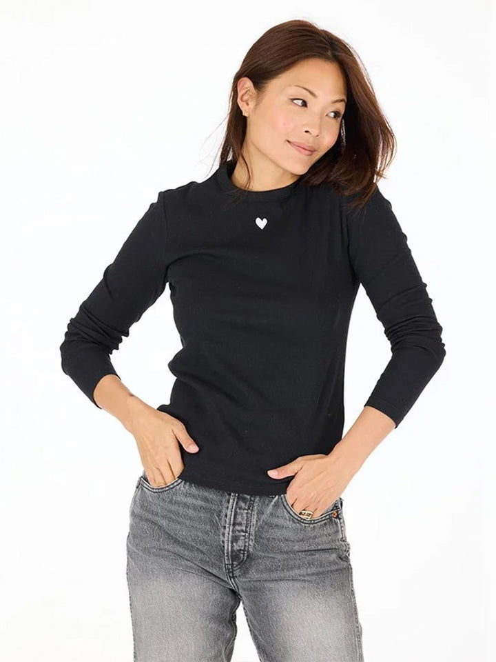 Long Sleeve Tee in Black