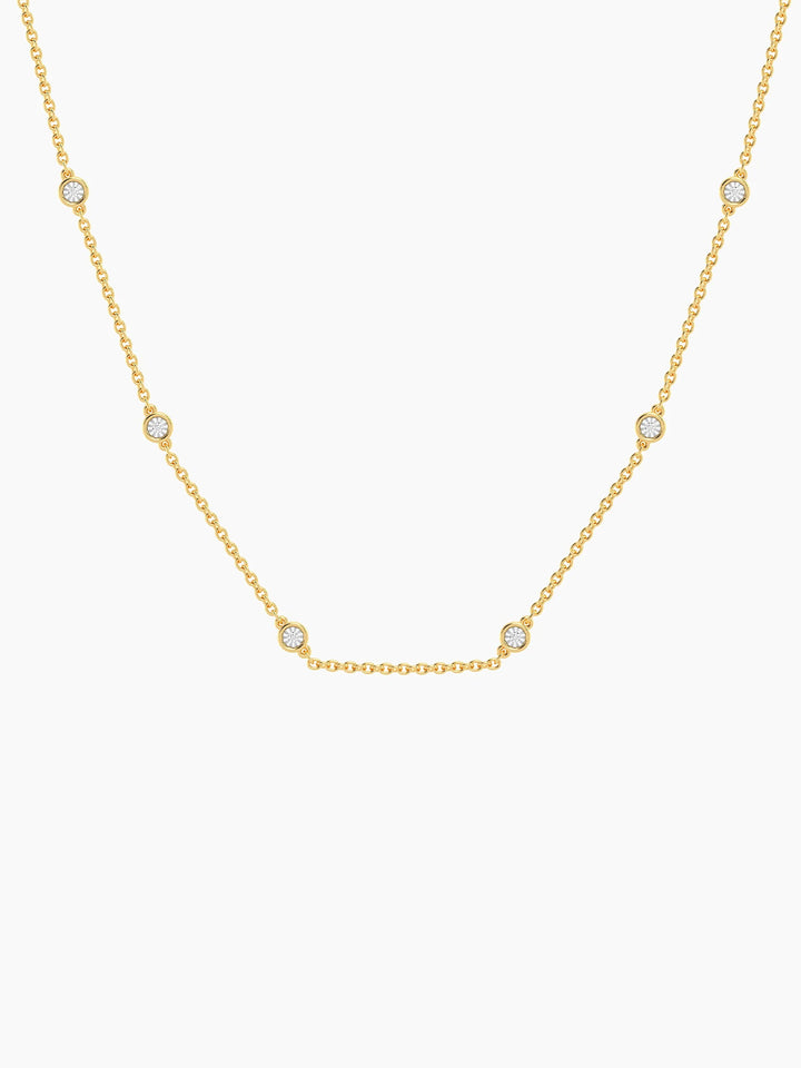 In the Loop Chain Necklace in Gold