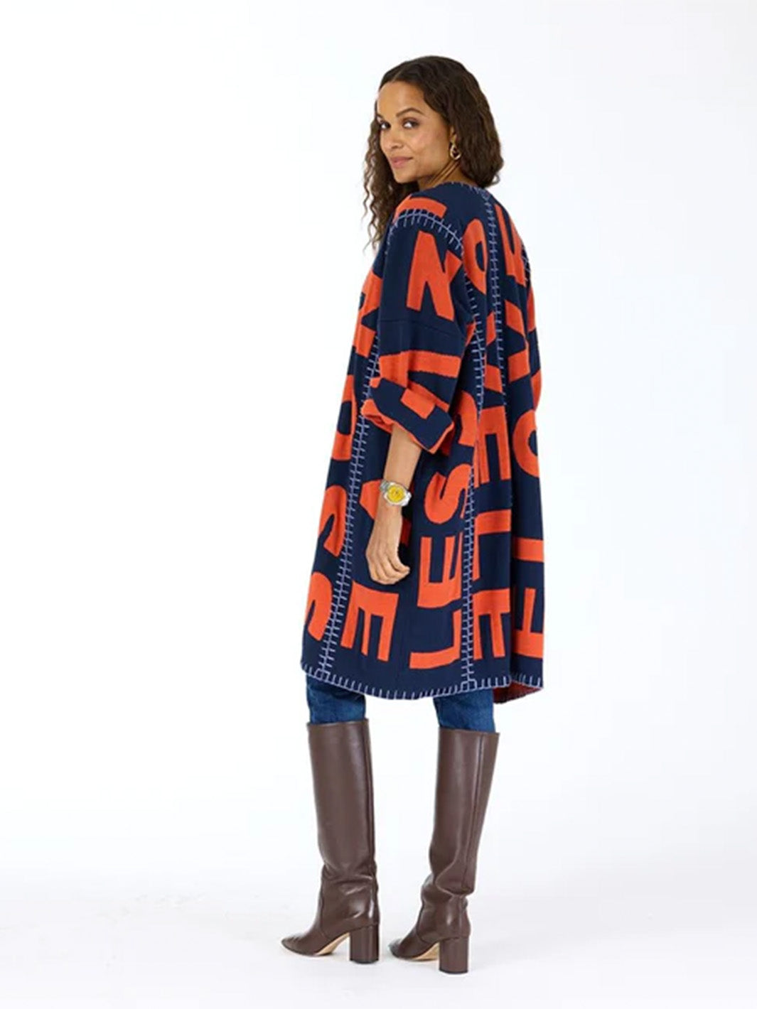 Blankie Love Lesson Cardigan in Indigo Blue