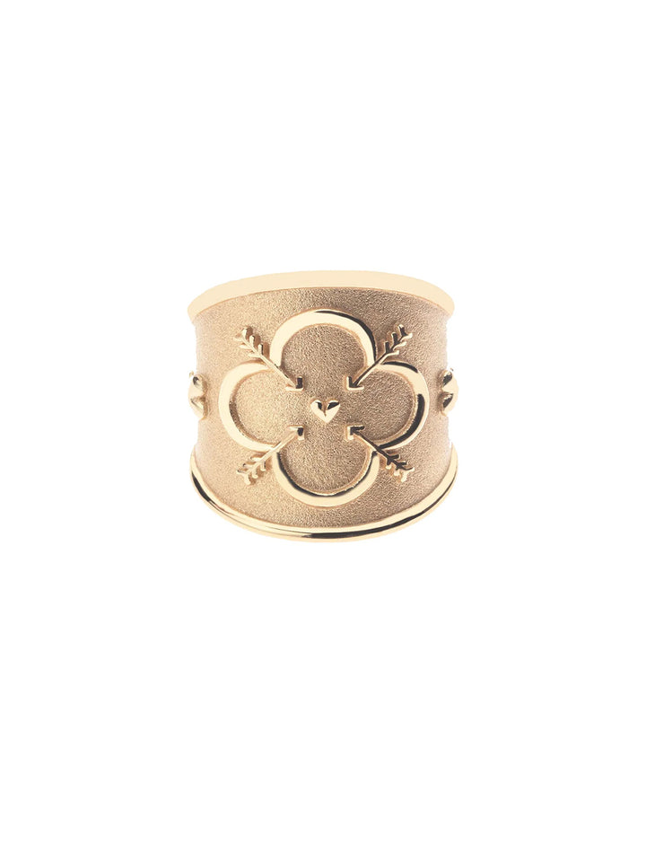 Love Cigar Ring in Gold