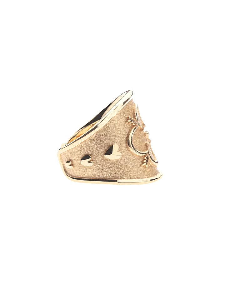 Love Cigar Ring in Gold
