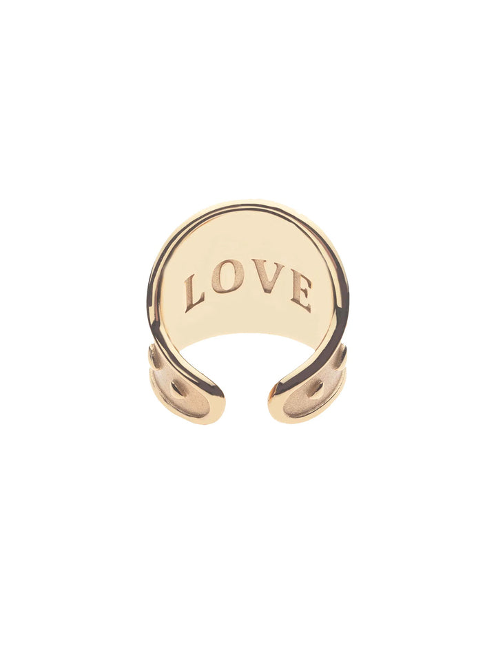 Love Cigar Ring in Gold