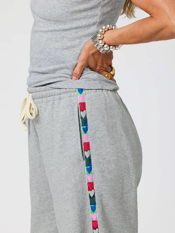 Weekend Love Brigade Sweatpant in Heather Grey