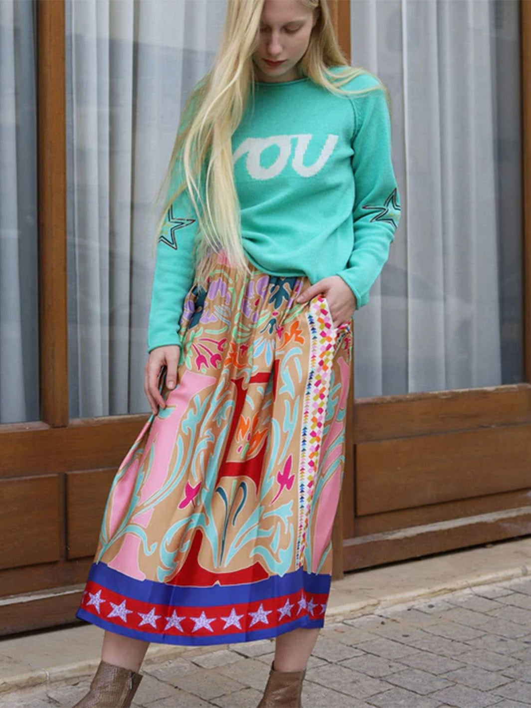 Joy Lover Printed Skirt