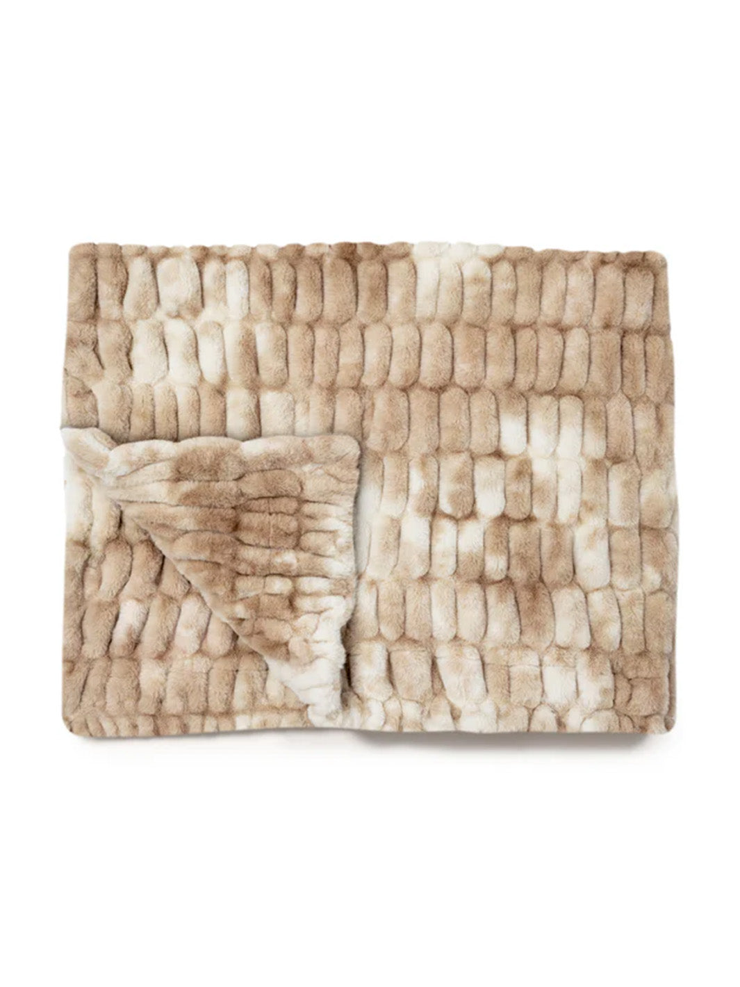 Neutral Blanket in Caramel N' Cream