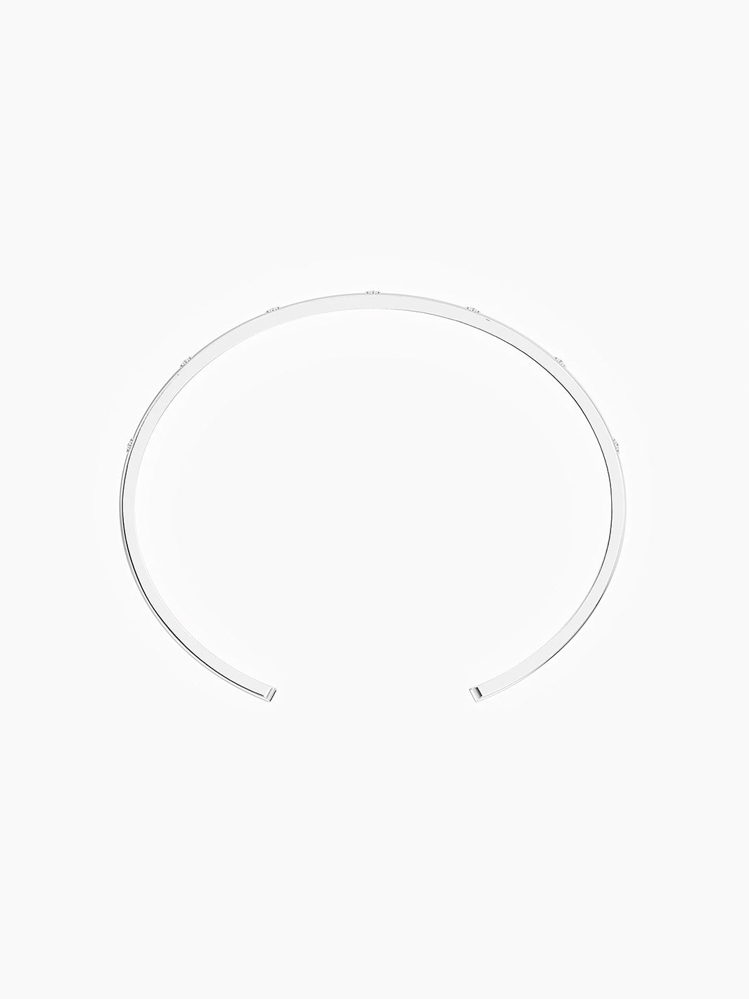 Lucky 7 Cuff Bracelet in Silver