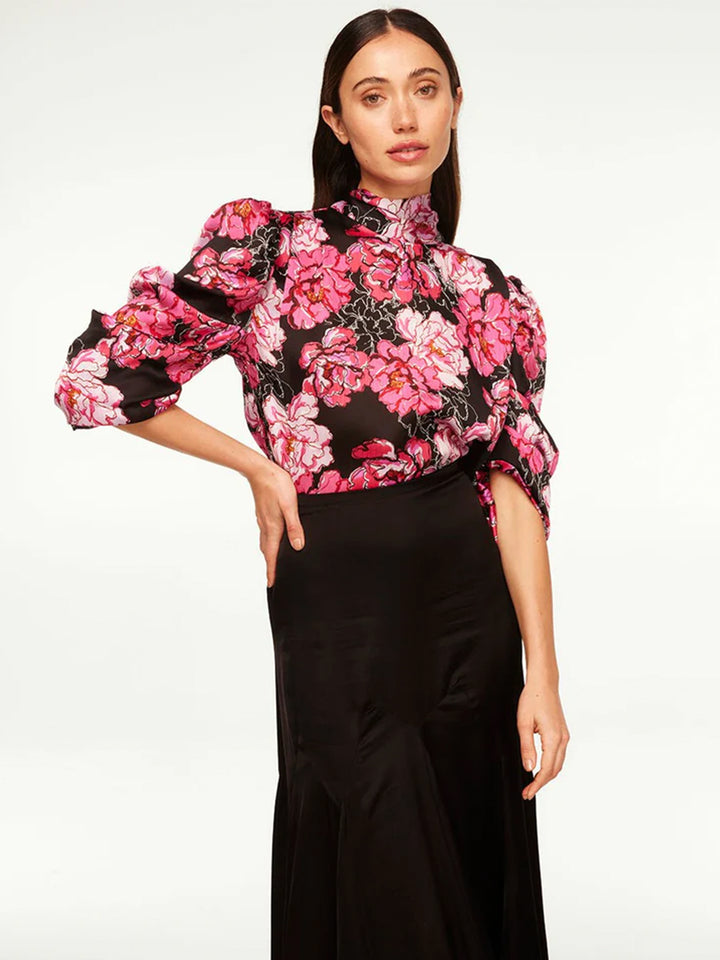 Luella Top in Pink Peony