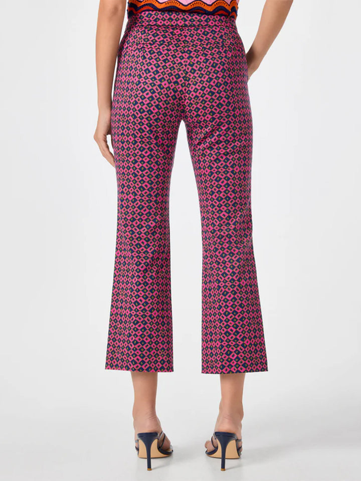 Lulu Cropped Pant in Himari Herringbone