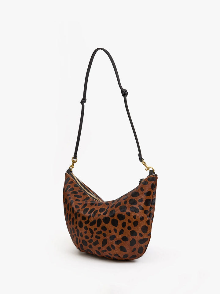 Lune Handbag in Tan Leopard