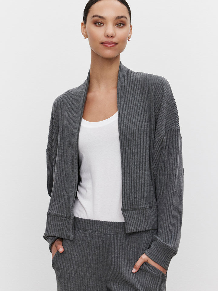 Lynnette Cardigan in Charcoal