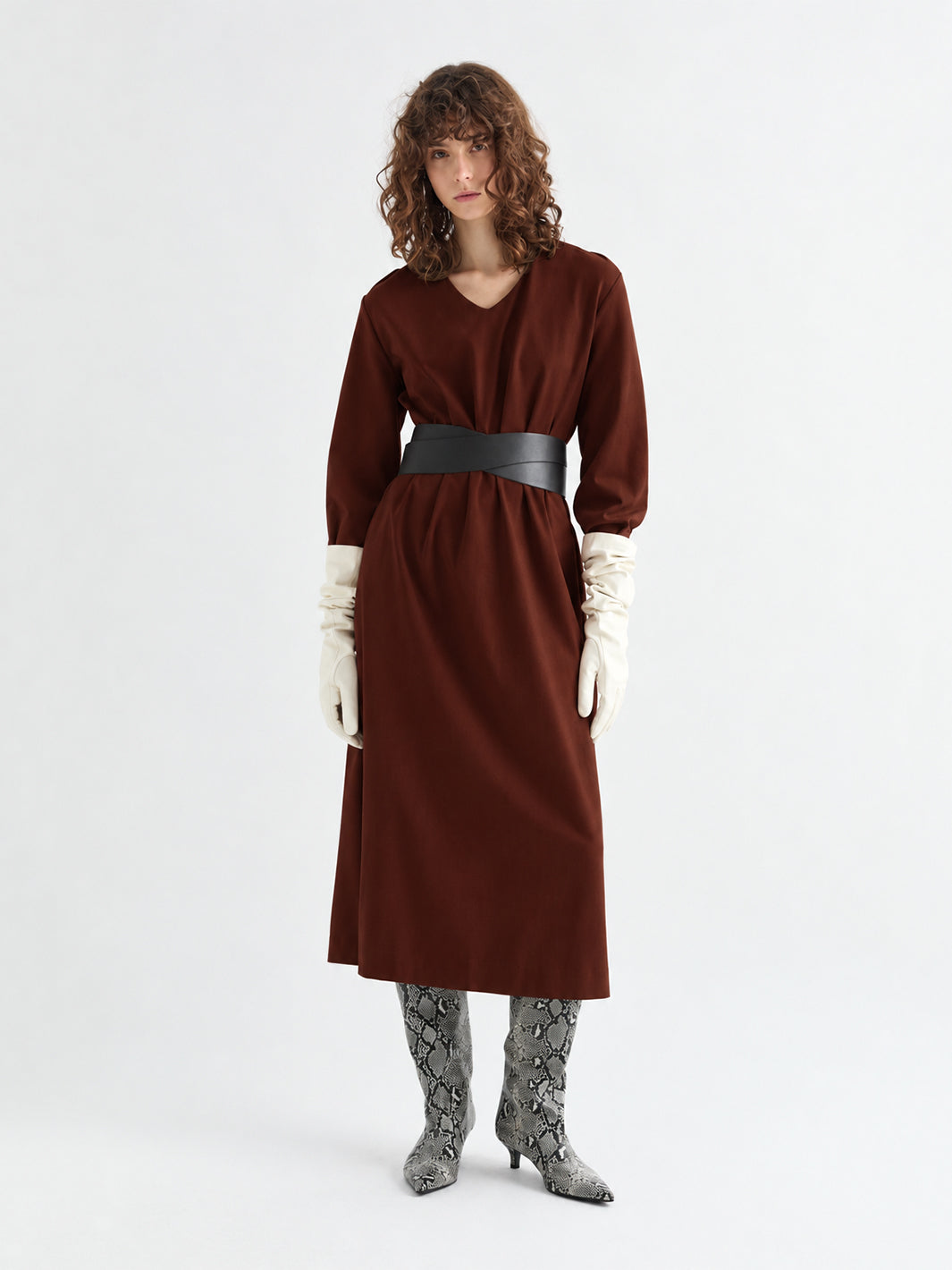 Midi Dress in Bacca