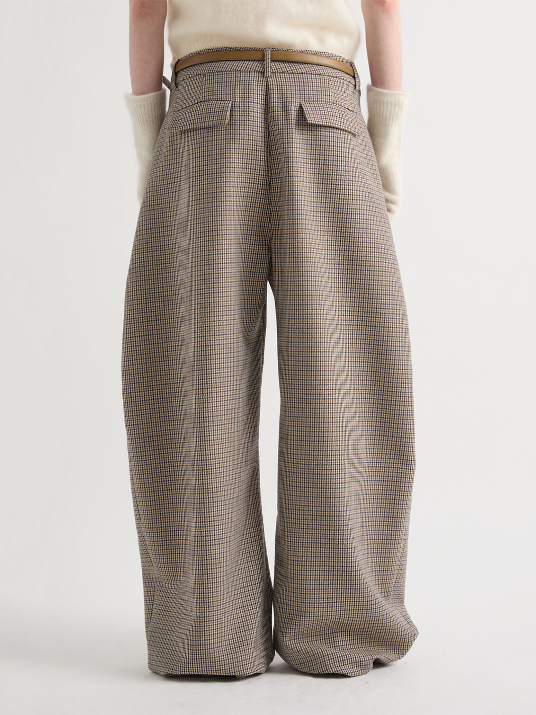 Tailored Pants in Nero Plaid