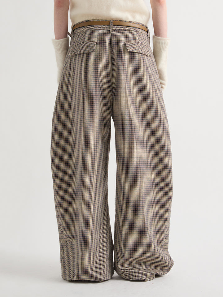 Tailored Pants in Nero Plaid