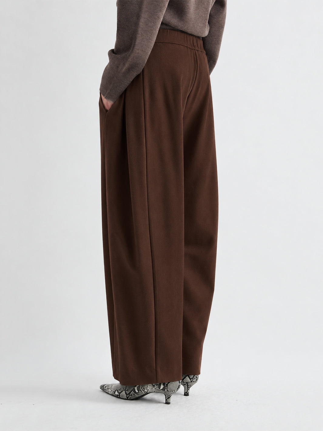 Pull-On Pants in Chocolate