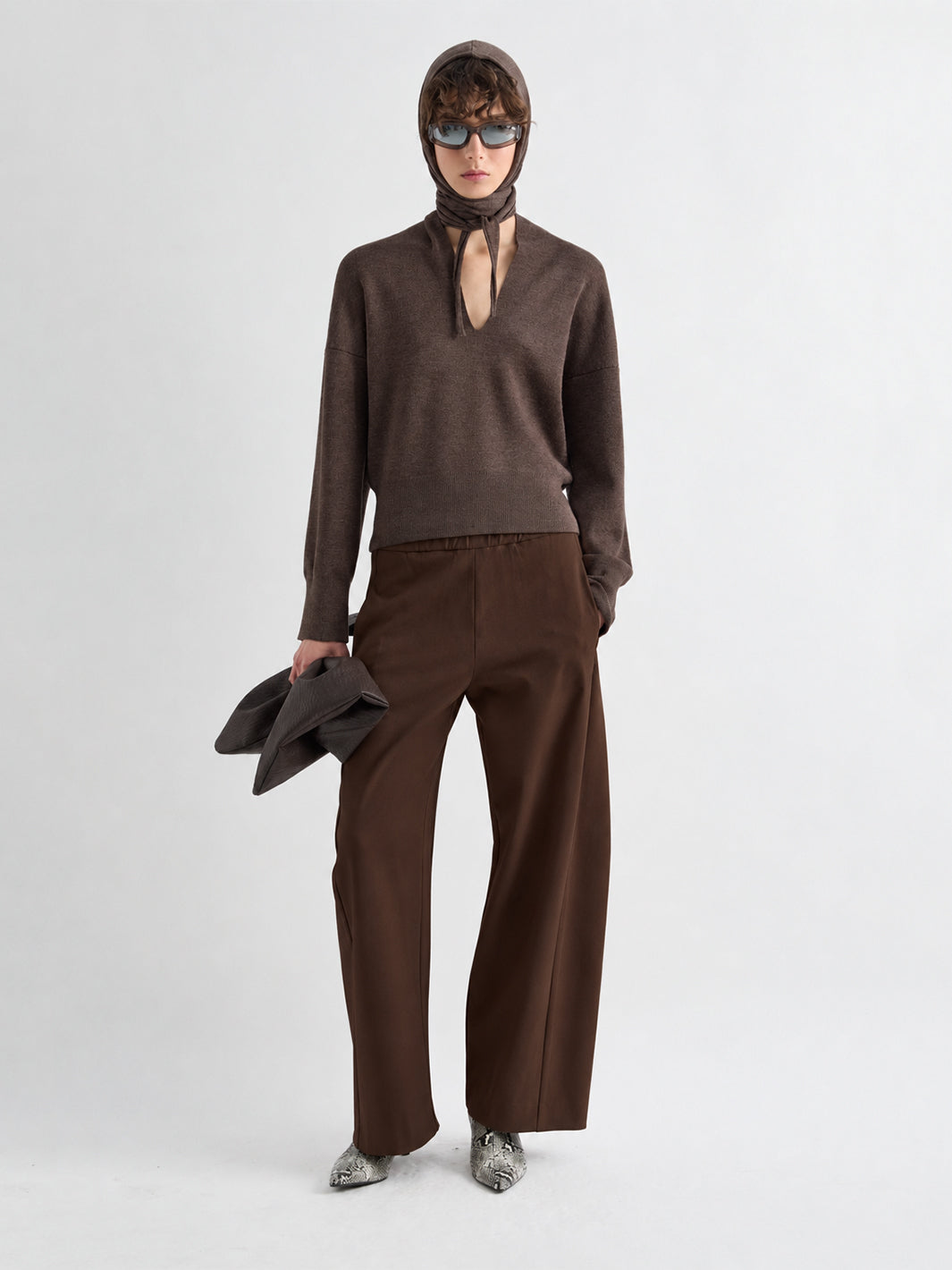 Pull-On Pants in Chocolate
