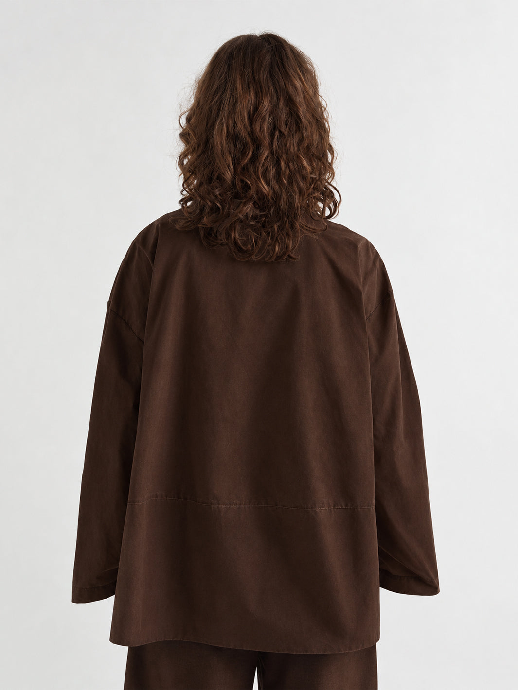 Crew-Neck Top in Chocolate